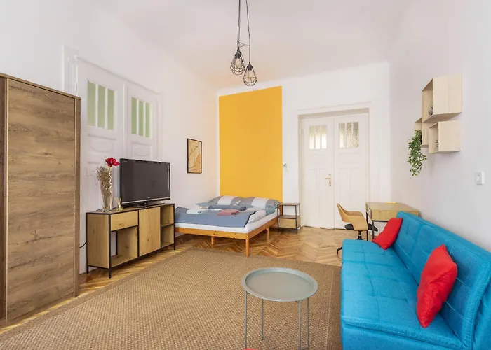 Apartament Vig26 Bright And Spacious By The Rakoczi Market Hall Budapesta